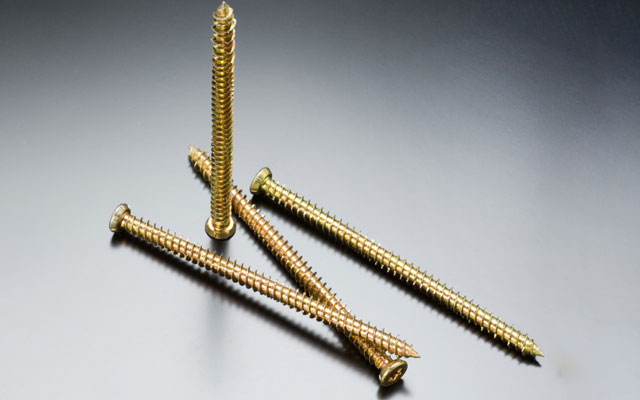 Material of self tapping screws for concrete