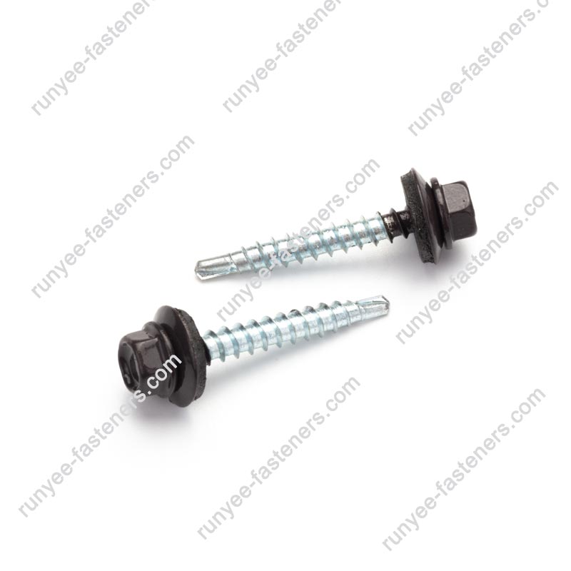 Hex Head Self Drilling Roofing Screw Reduced No.1 RAL Painting