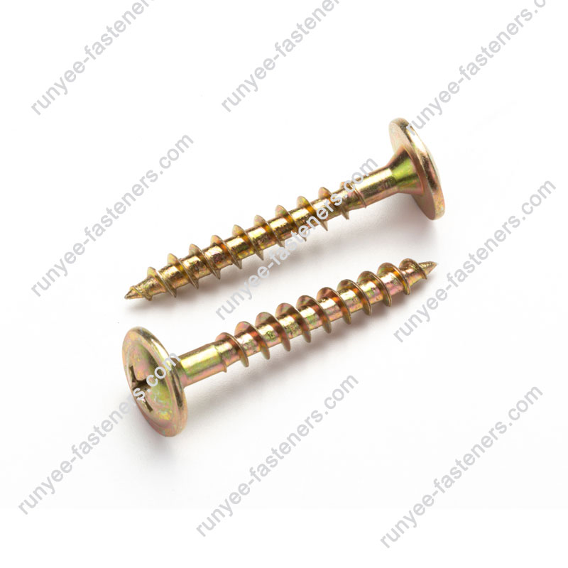 Phillips Wafer Flange Head Chipboard Screw